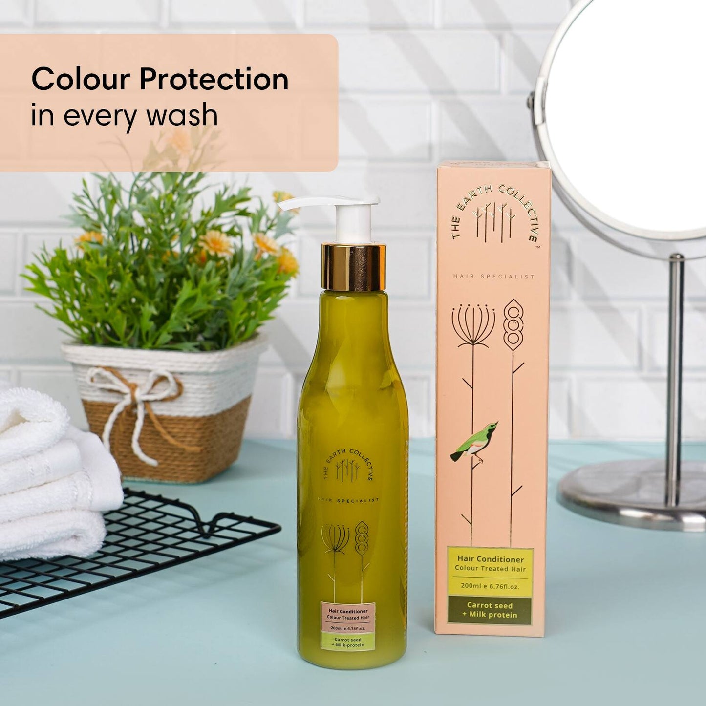 The Earth Collective Hair Conditioner For Color Treated Hair (200 ml)
