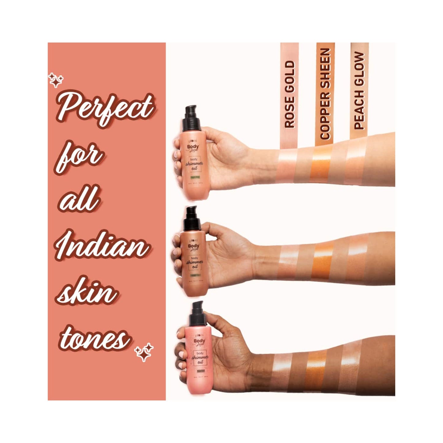 Plum Bodylovin Peach Glow Body Shimmer Oil (90 ml)