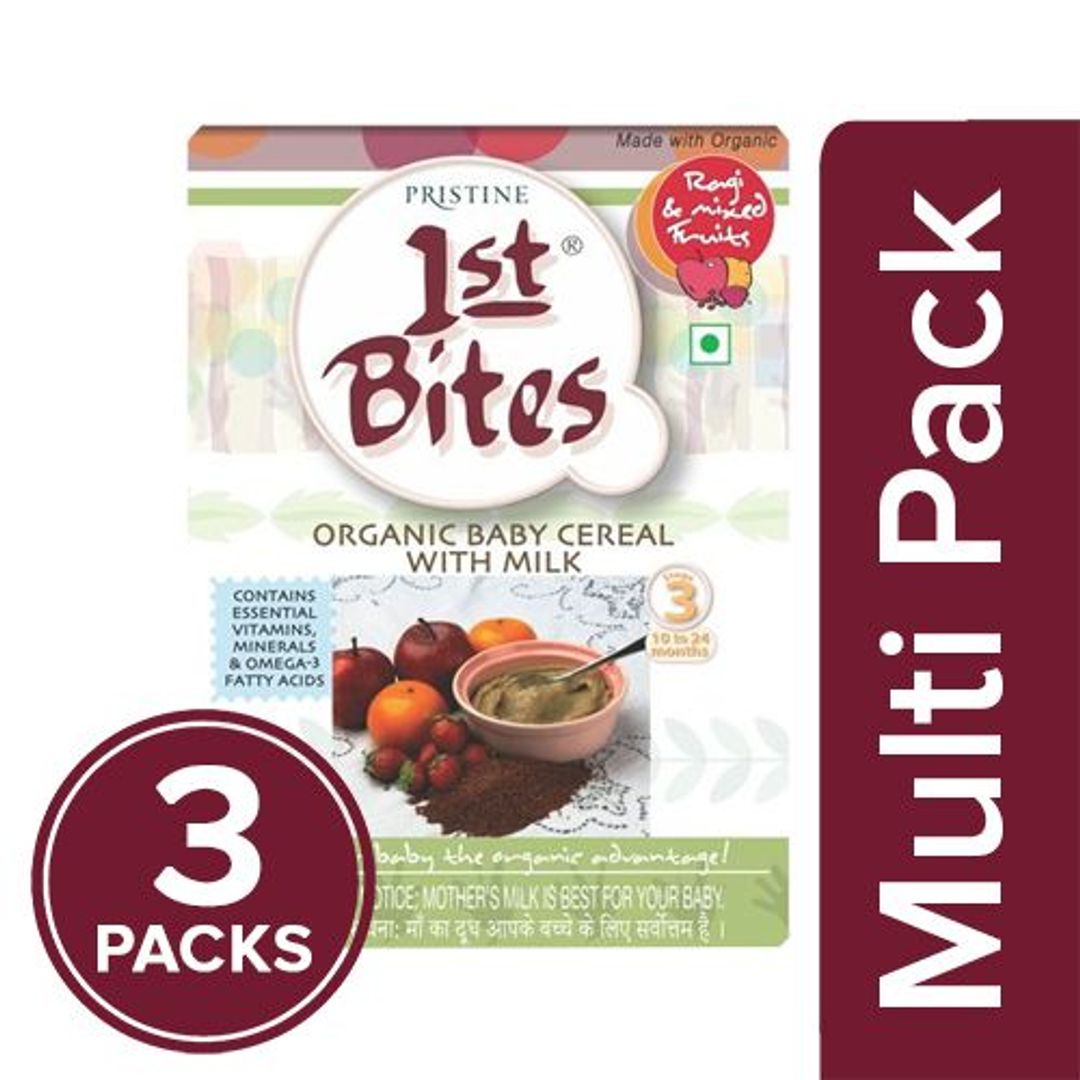 Baby Food - Ragi, Strawberry & Apple Powder, Stage-3, 10-24 Months