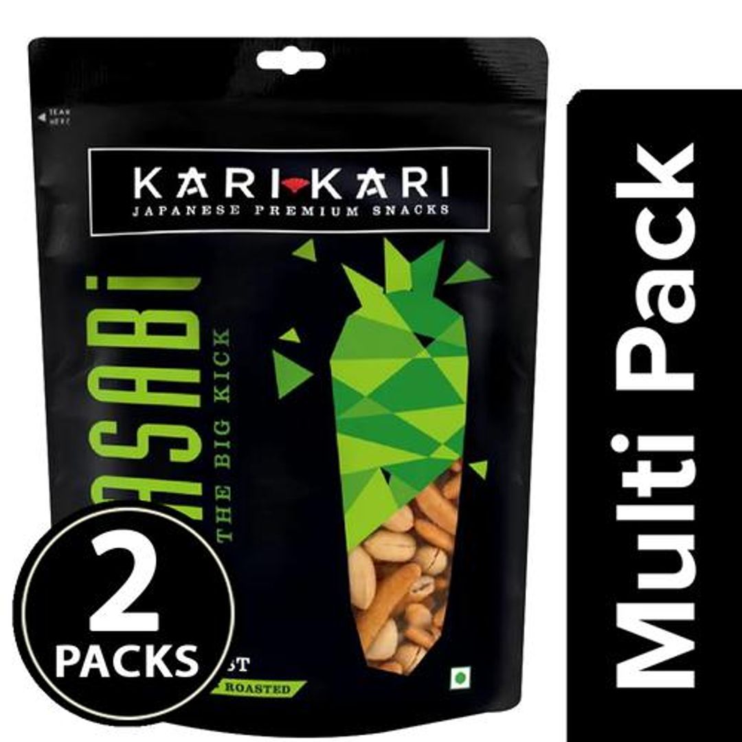 Wasabi - Japanese Premium Snacks, Roasted, Rich In Protein, Crunchy & Light