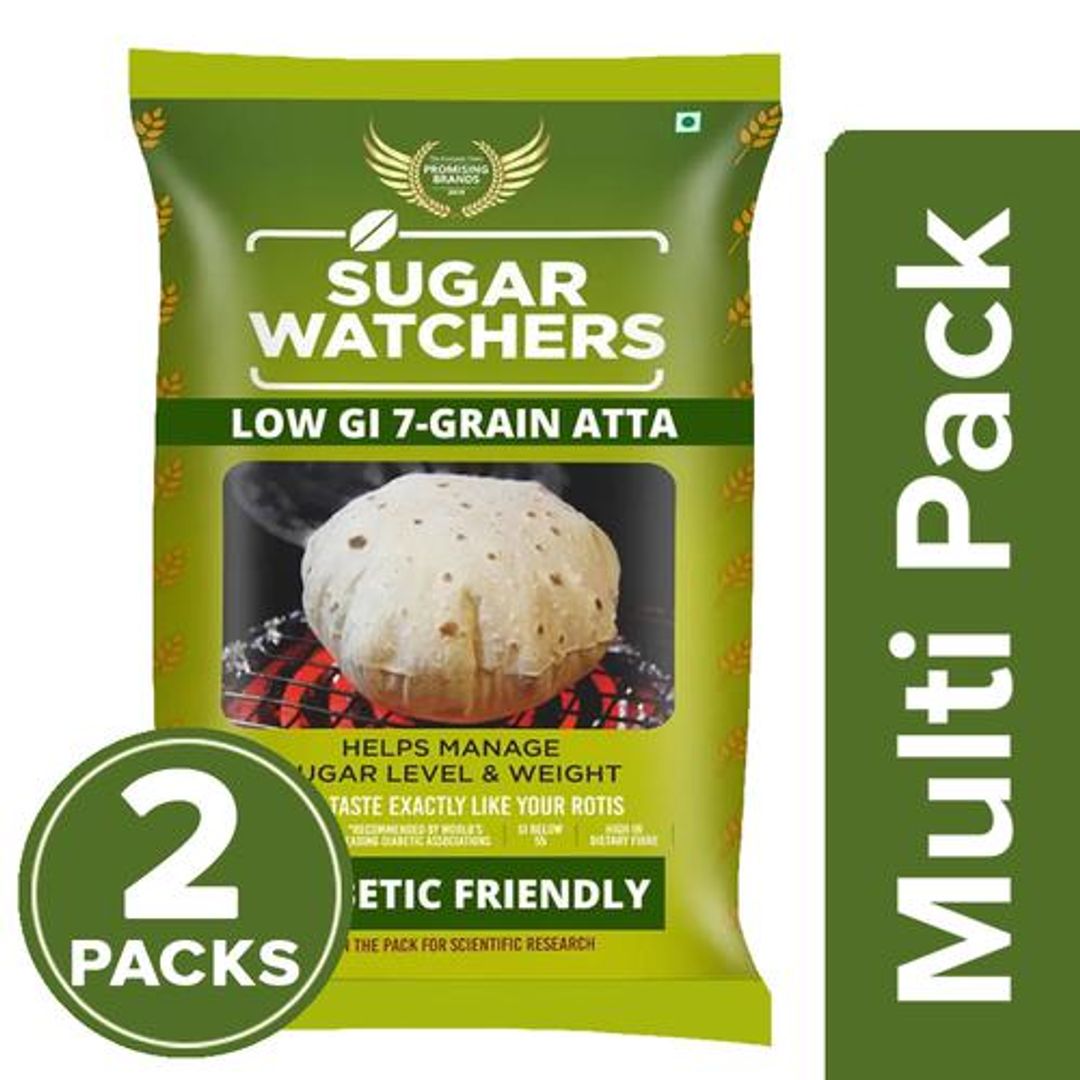 Low GI 7-Grain Atta, Diabetic Friendly Atta, Multigrain, High Fibre - TOKO CART