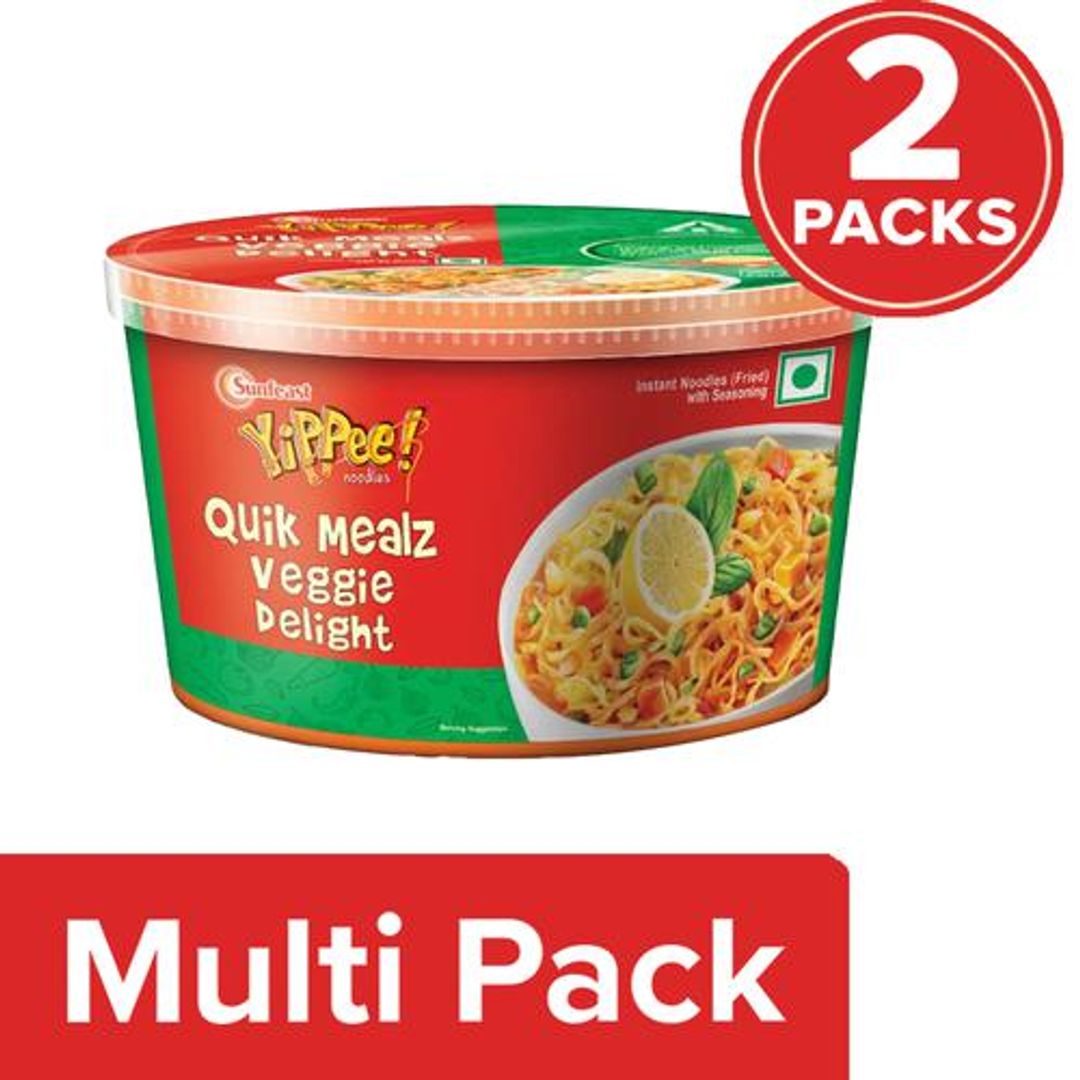 Quik Mealz - Veggie Delight, Instant Noodles Bowl