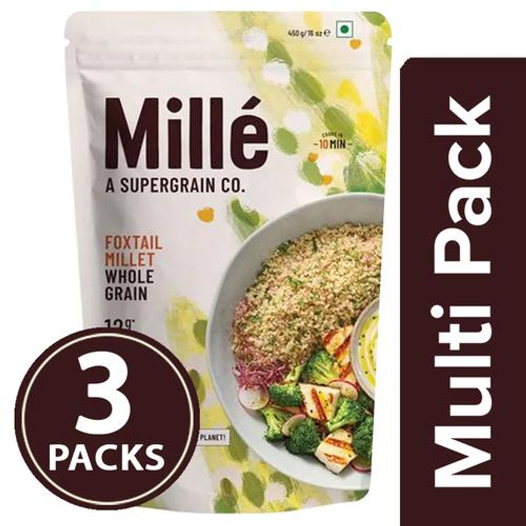 Foxtail Millet - Whole Grain, Gluten Free, High Plant Protein & Fibre, Vegan