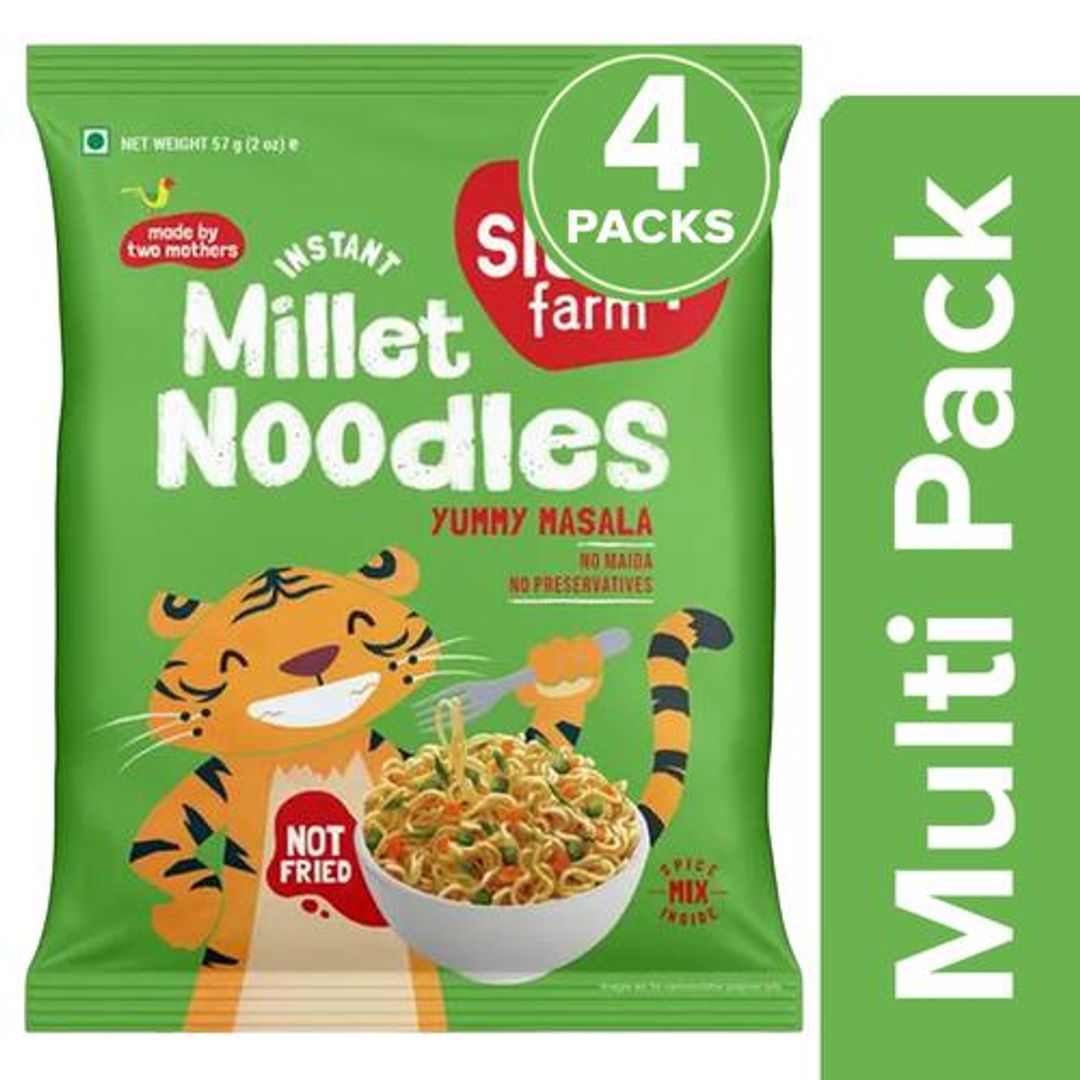 Slurrp Farm Instant Millet Noodles- Yummy Masala