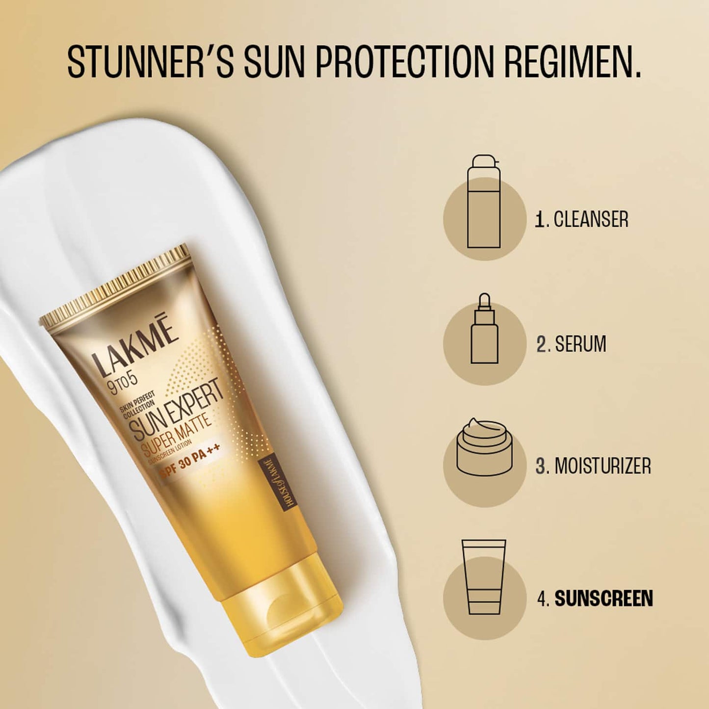 Lakme Sun Expert SPF 30 Ultra Matte Lotion (50ml)