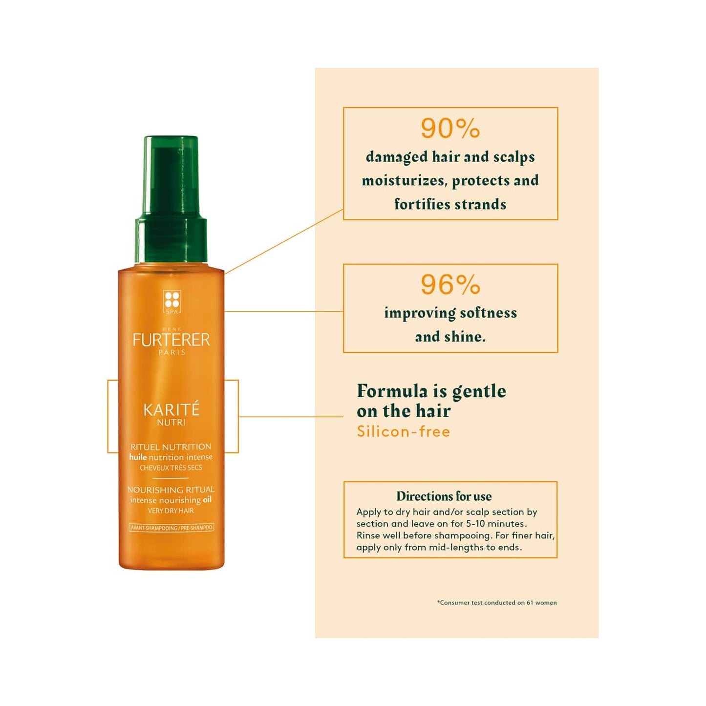 Rene Furterer Karite Nutri Intense Nourishing Oil (100ml)