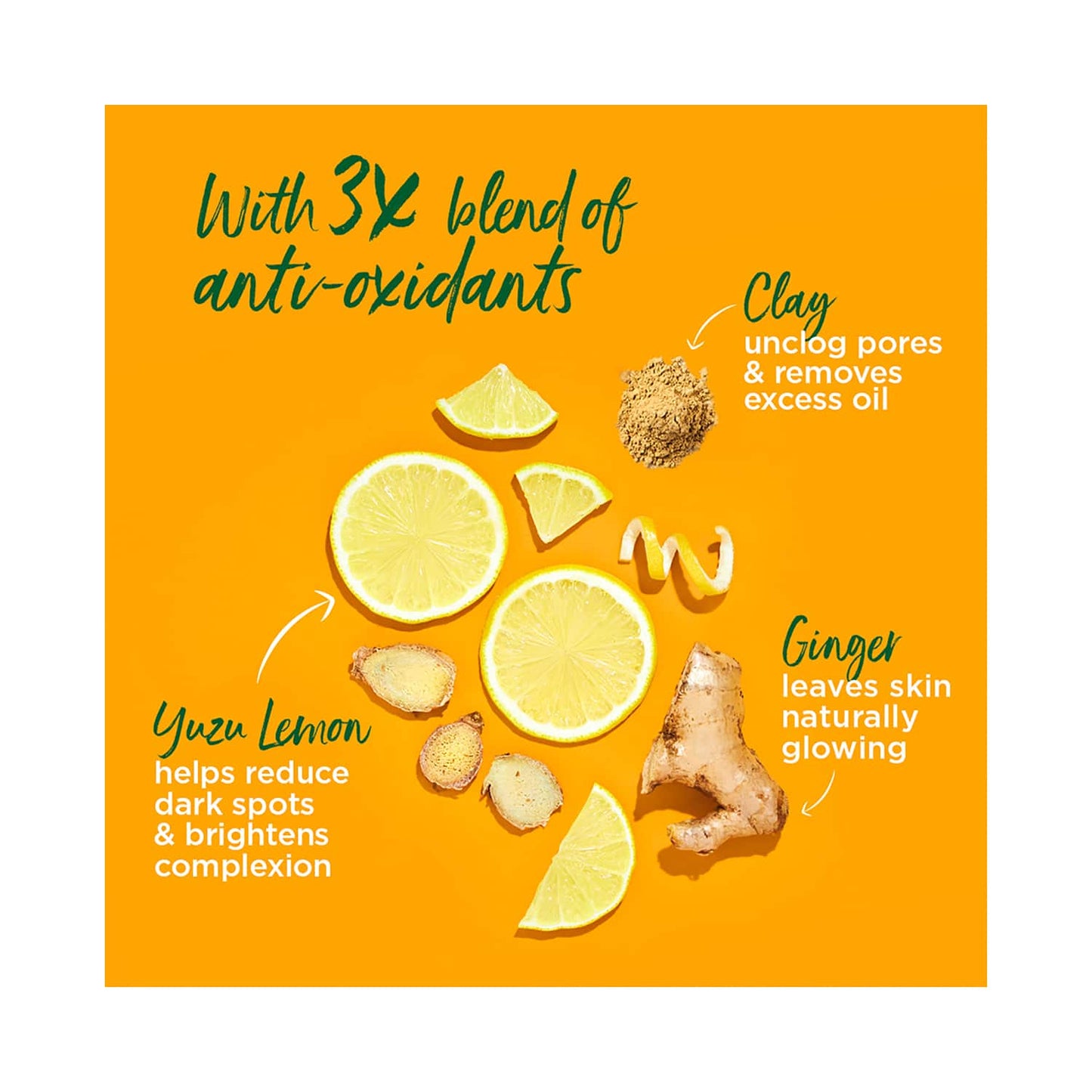 Simple Protect N Glow Vitamin C Brighten Clay Mask (50g)
