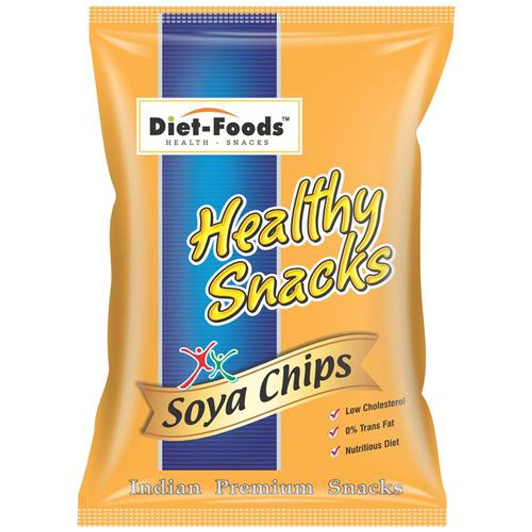Soya Chips - Healthy Snacks, Low Cholesterol, High In Protein, No Trans Fat