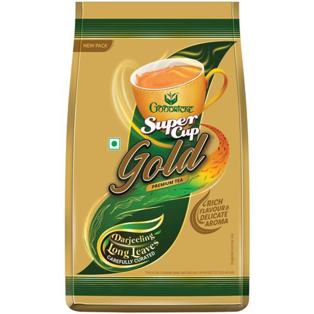 Super Cup Gold Premium Tea - Blended With Darjeeling Long Leaves