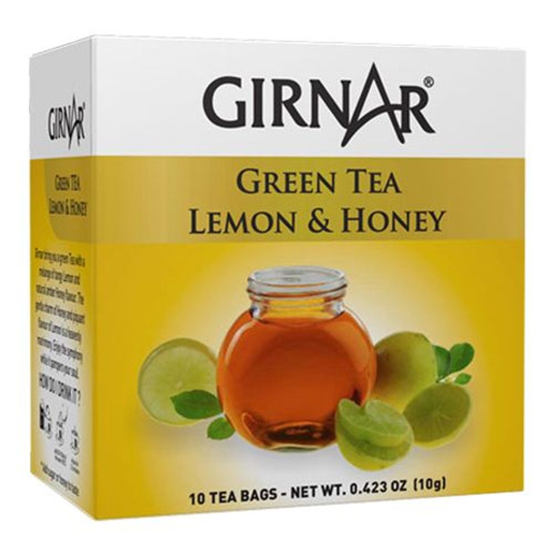 Green Tea Bags - Lemon & Honey