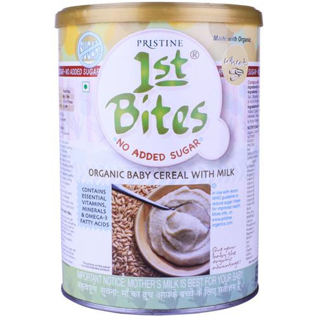 Baby Food - 6 To 24 Months, Stage-1, 100% Organic Wheat, No Added Sugar