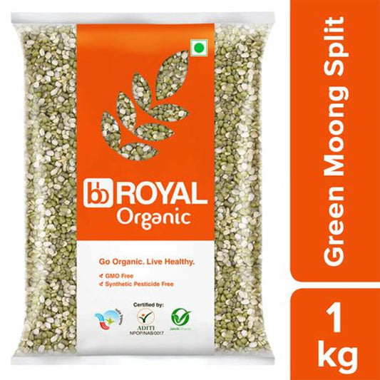 Organic - Green Moong Dal/Dal, Split