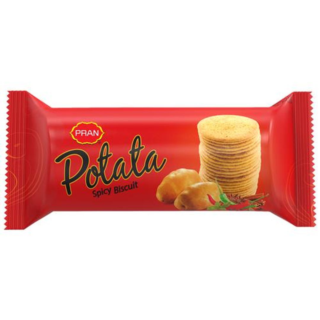 Potata Flavoured Biscuit - Spicy, Thins, For Teatime Snacking