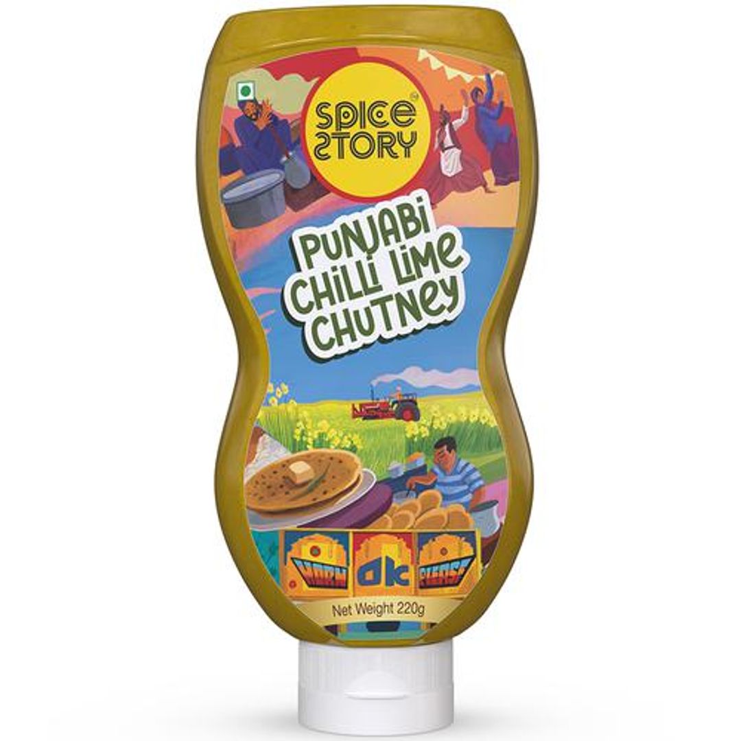 Punjabi Chilli Lime Chutney - Tangy