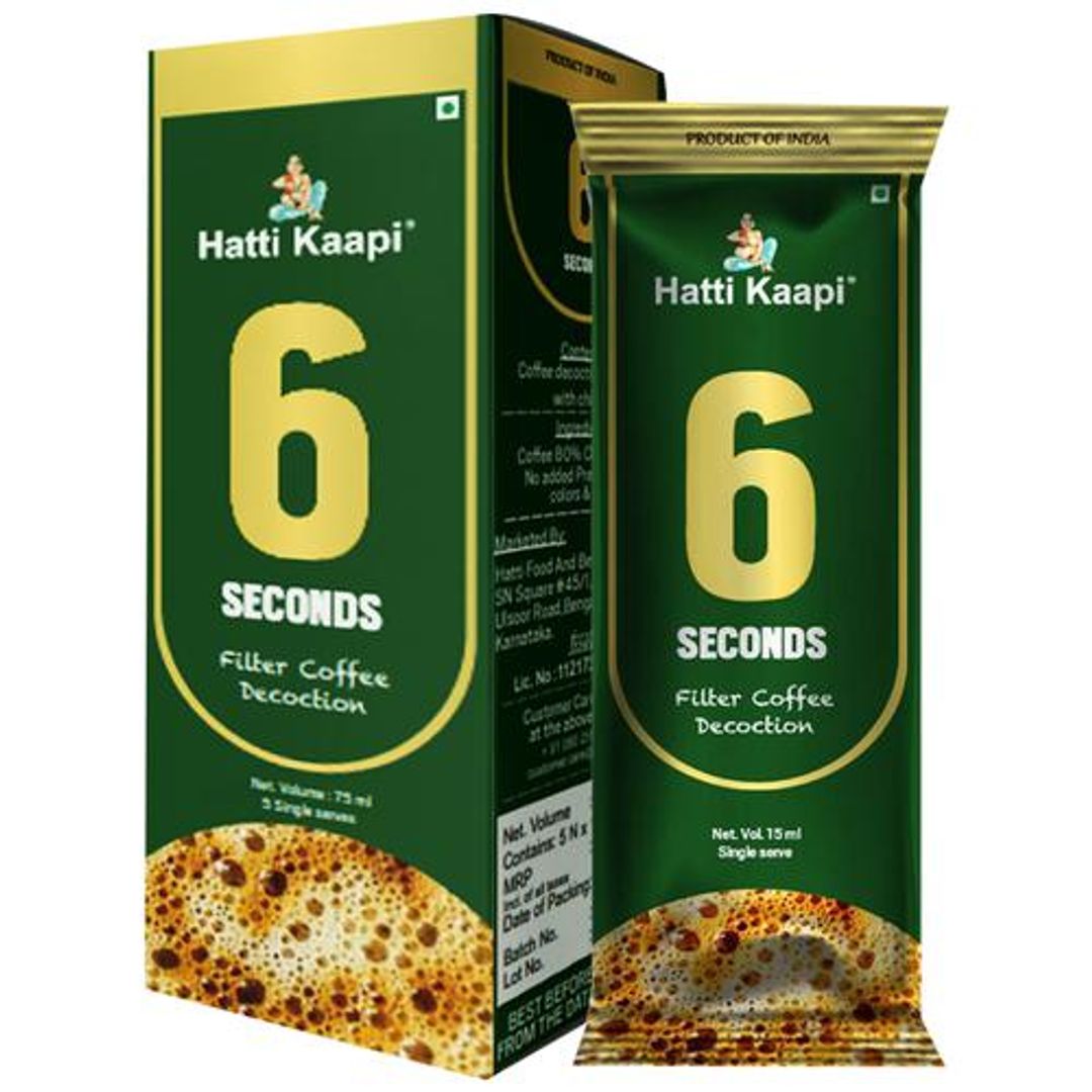 6 Seconds Filter Coffee Decoction