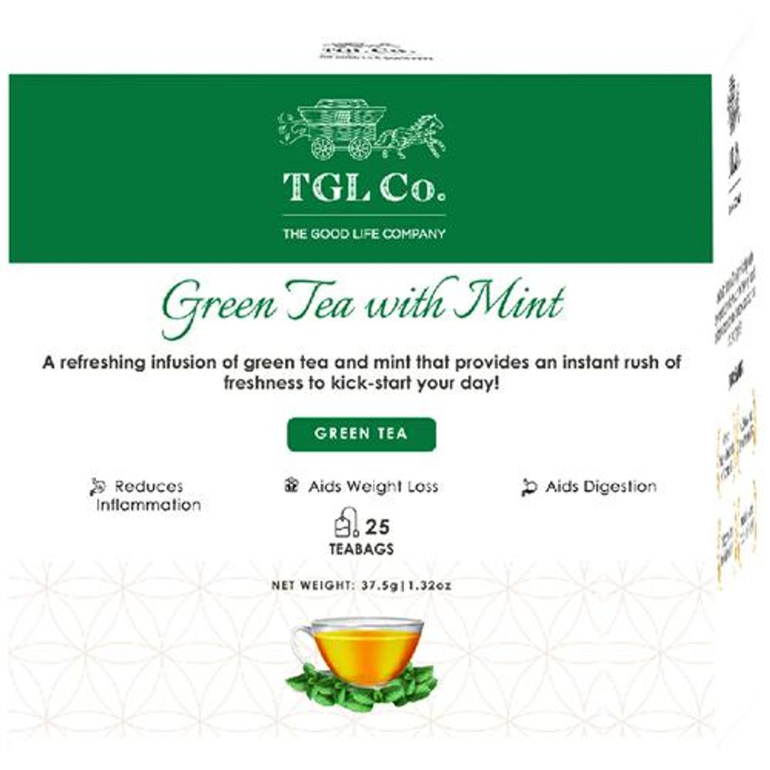 Mint Green Tea Bags
