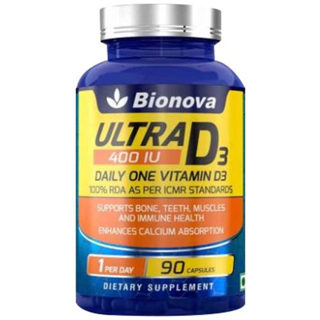 Ultra 400 I.U Vitamin D3 Capsules