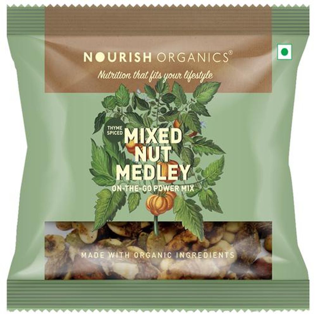 Mixed Nut Medley - Rich In Omega-3, Delicious, Thyme Spice