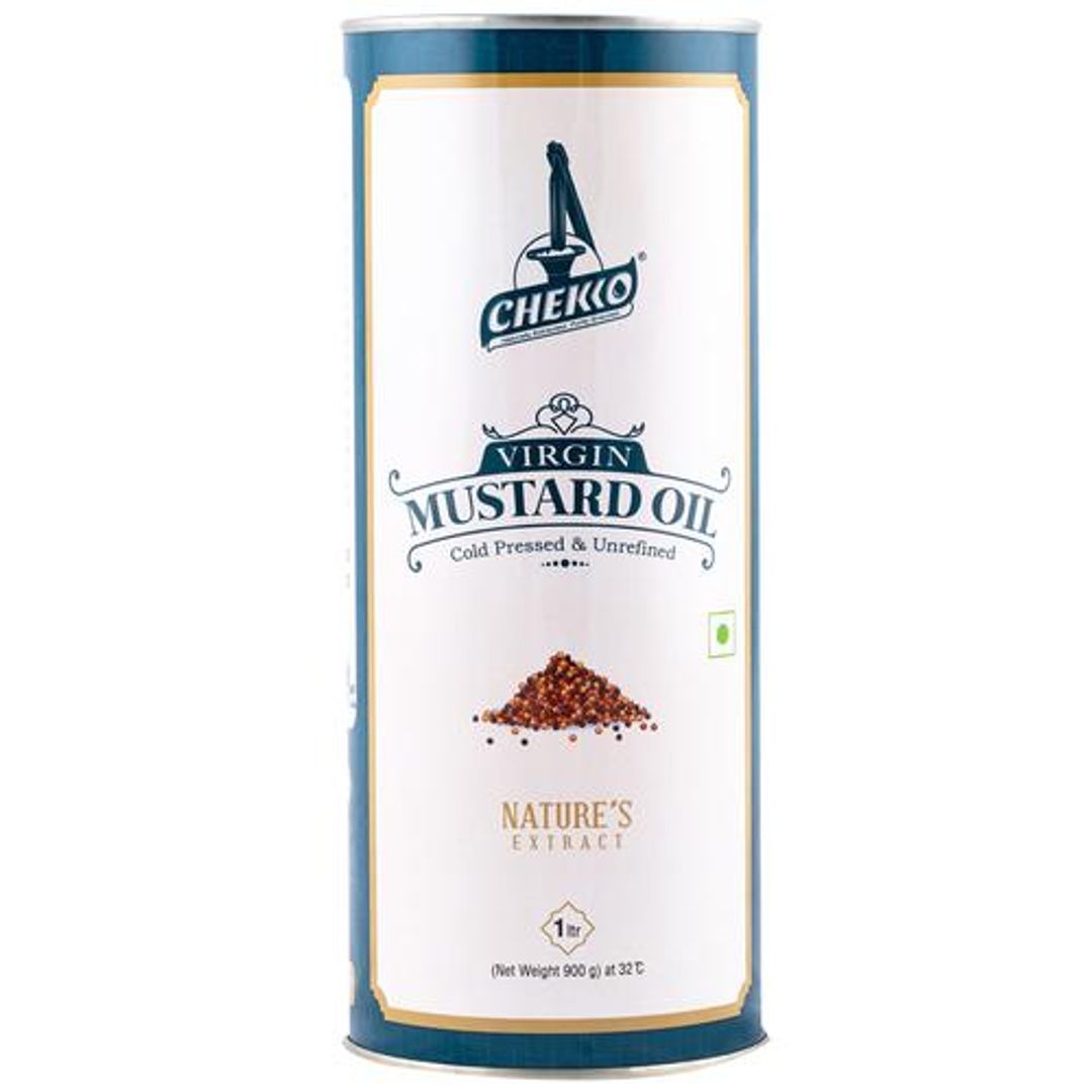 Virgin Mustard Oil/Kachi Ghani - Cold Pressed & Unrefined