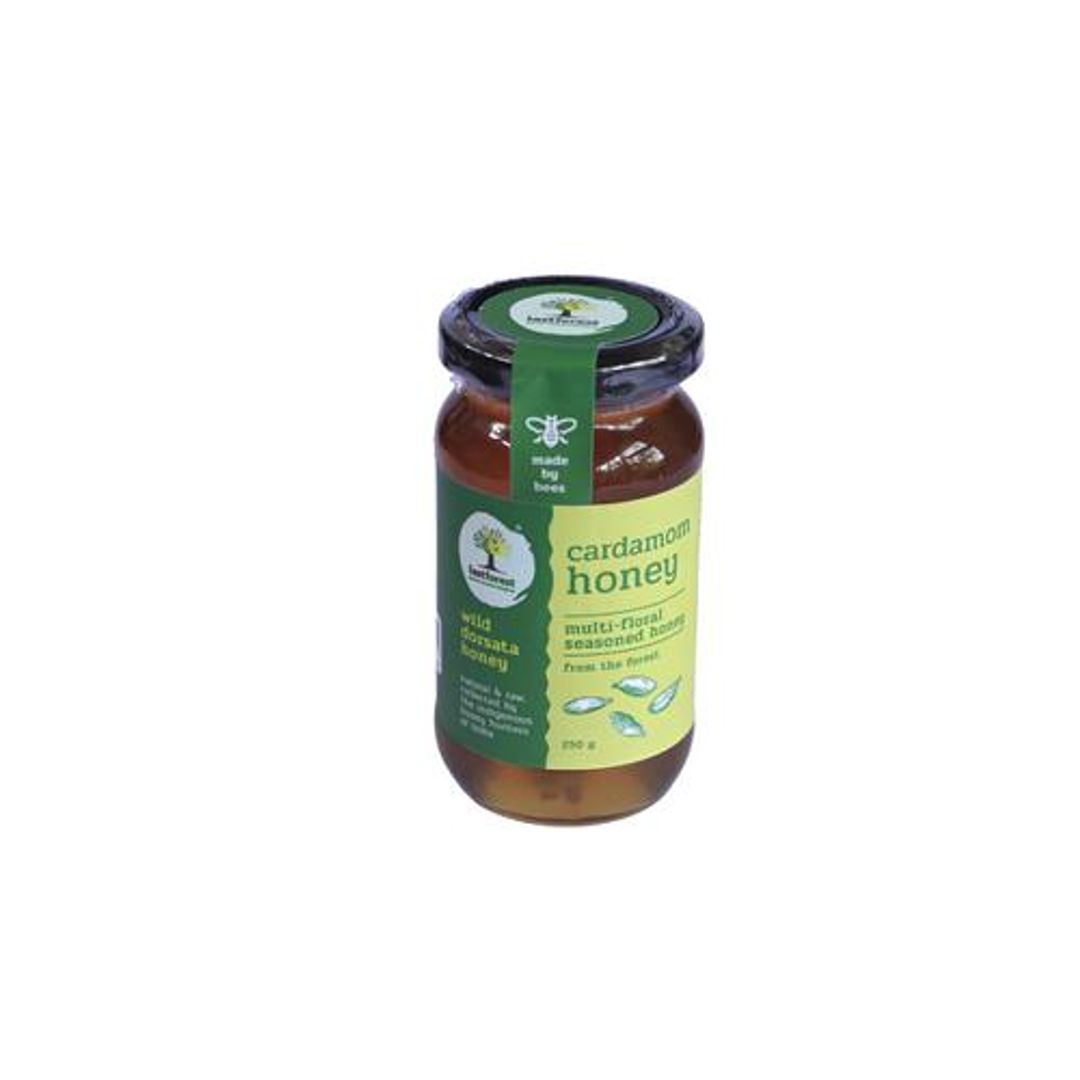 Cardamom Honey - Multi-floral Seasoned From The Forest, Raw, Unprocessed