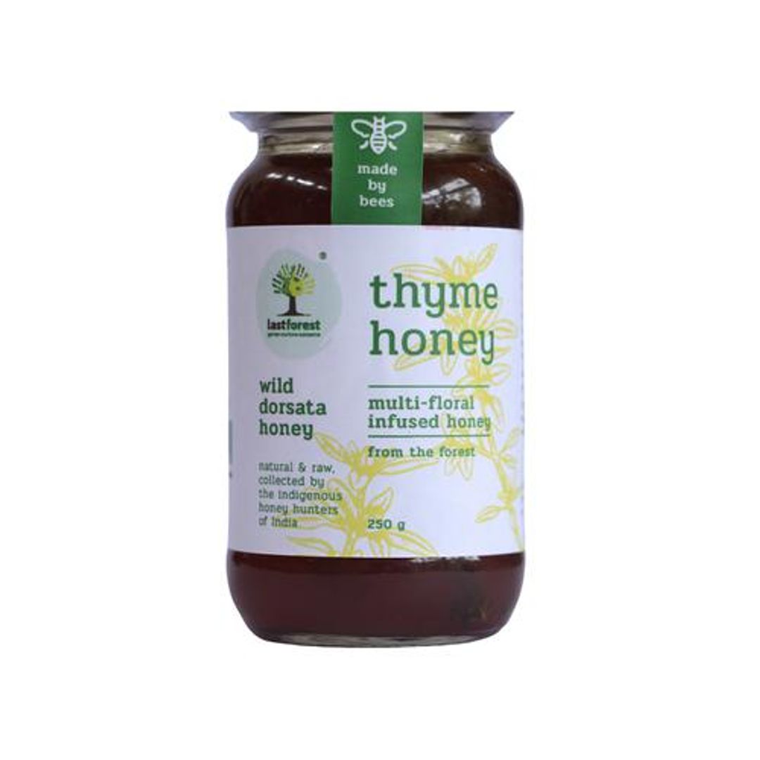 Thyme Honey - Multi-floral Infused, From The Forest, Raw, Unprocessed