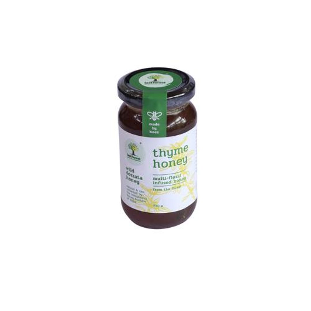 Thyme Honey - Multi-floral Infused, From The Forest, Raw, Unprocessed