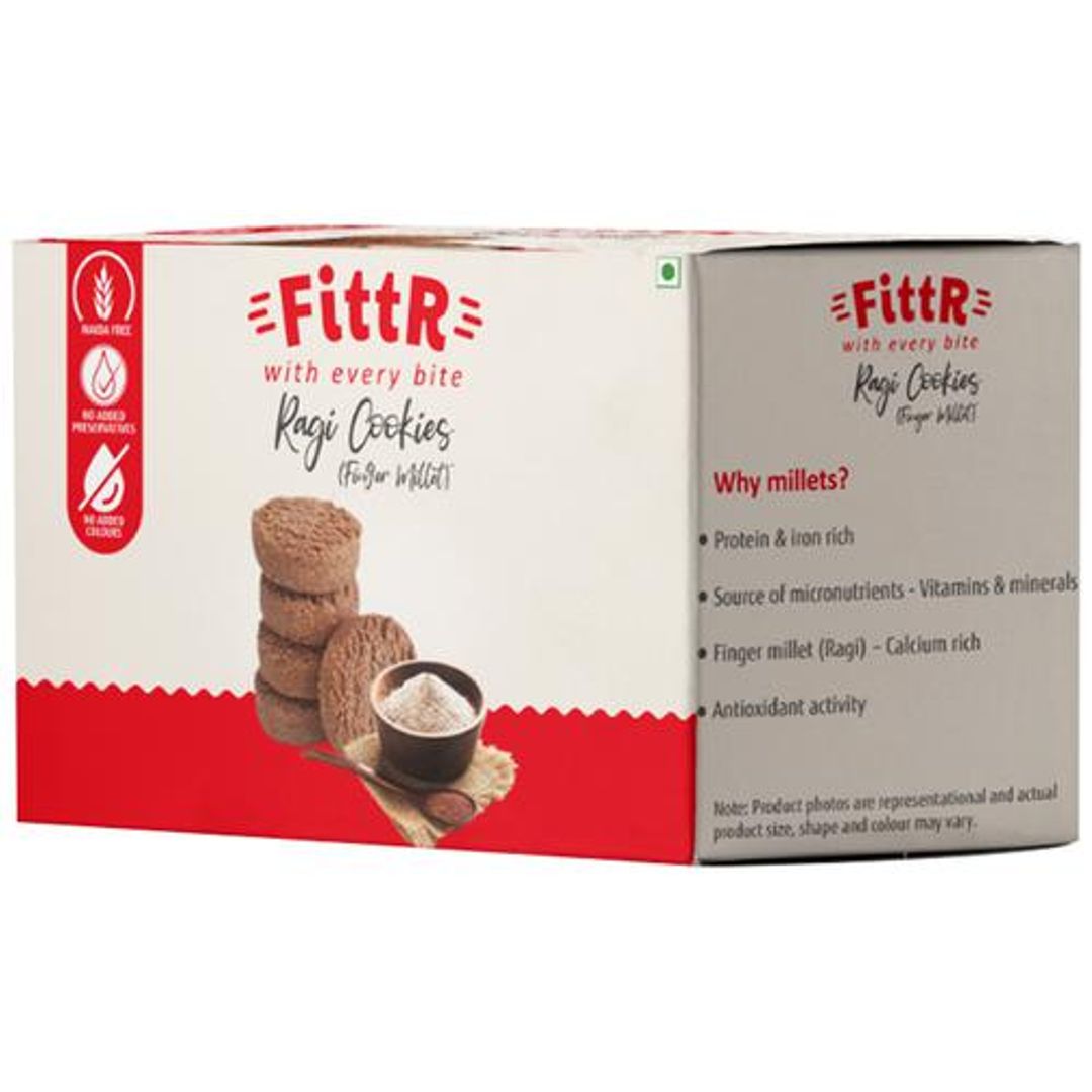 Ragi Millet Cookies - Rich In Protein, Iron, Vitamin, Minerals, Antioxidants