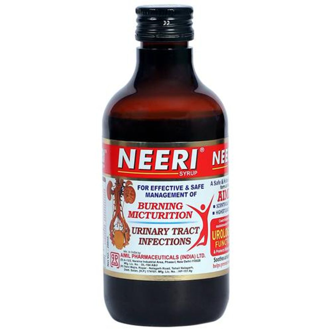 Neeri Syrup - Burning Micturition, Ayurvedic Formula, For Urinary Tract Infections