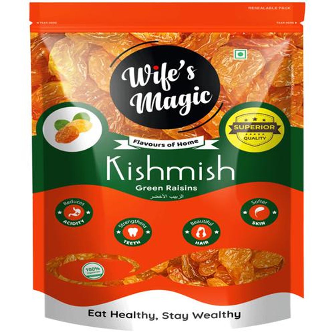 Indian Green Raisins - Iron & Vitamins Rich Dry Fruits