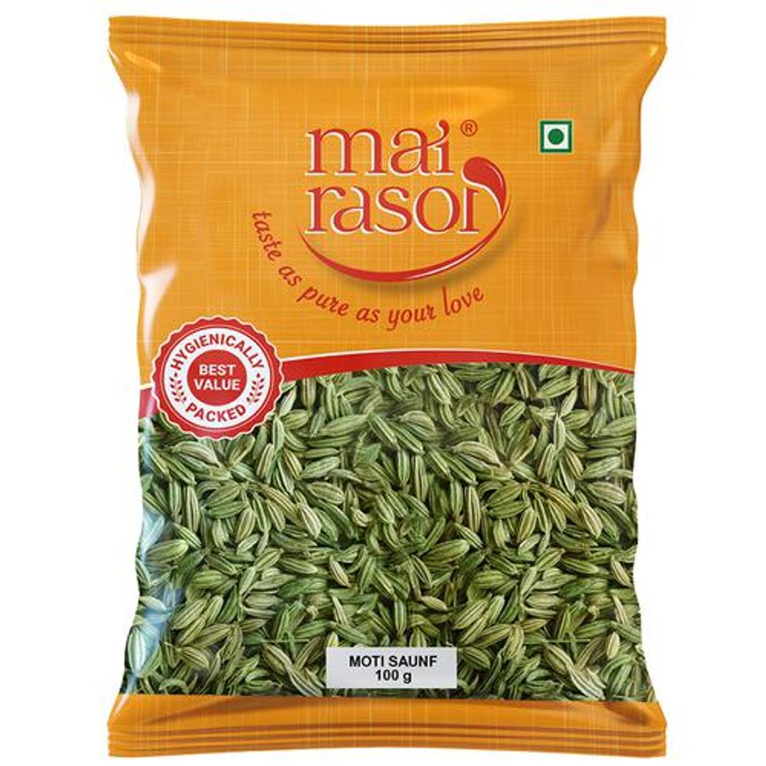 FENNEL SAUNF MOTI BIG 100 gm
