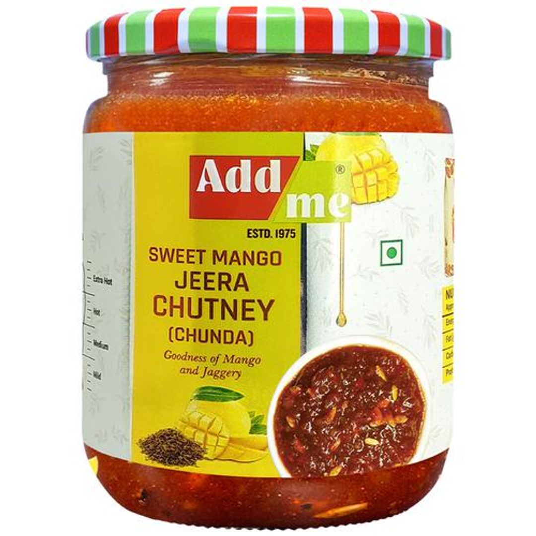 Sweet Mango Jeera Chutney Pickle - Goodness Of Jaggery, Handmade, Oil-Free