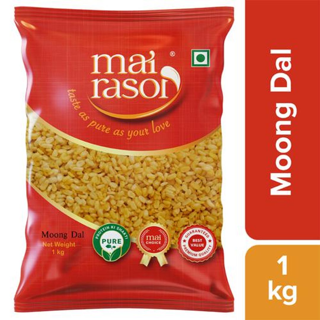 Moong Dal Dhuli - Unpolished, Protein & Fibre Rich, For Soups, Porridge