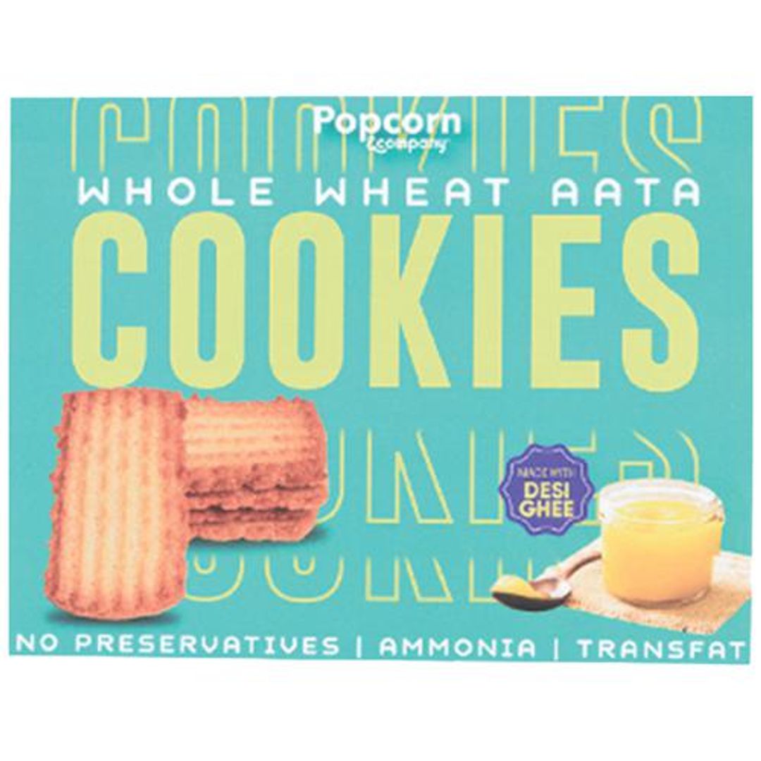 Desi Ghee Aata Cookies - Fine Quality, Classic Teatime Snack, No Transfat or Preservatives