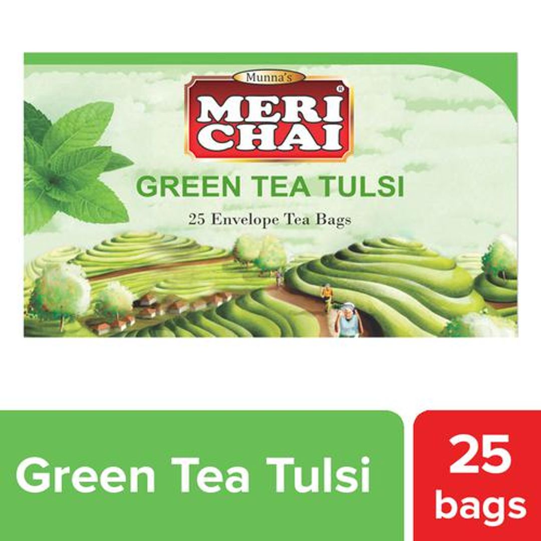 Green Tea Tulsi Tea - With Holy Basil, Rich In Antioxidants