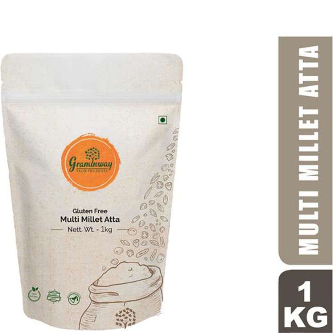 Multi-Millets Atta - 5 Grains, Gluten Free, For A Healthy Lifestyle