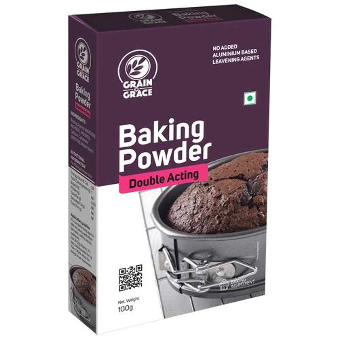 Baking Powder - Double Acting, No Added Aluminium Based Leavening Agents