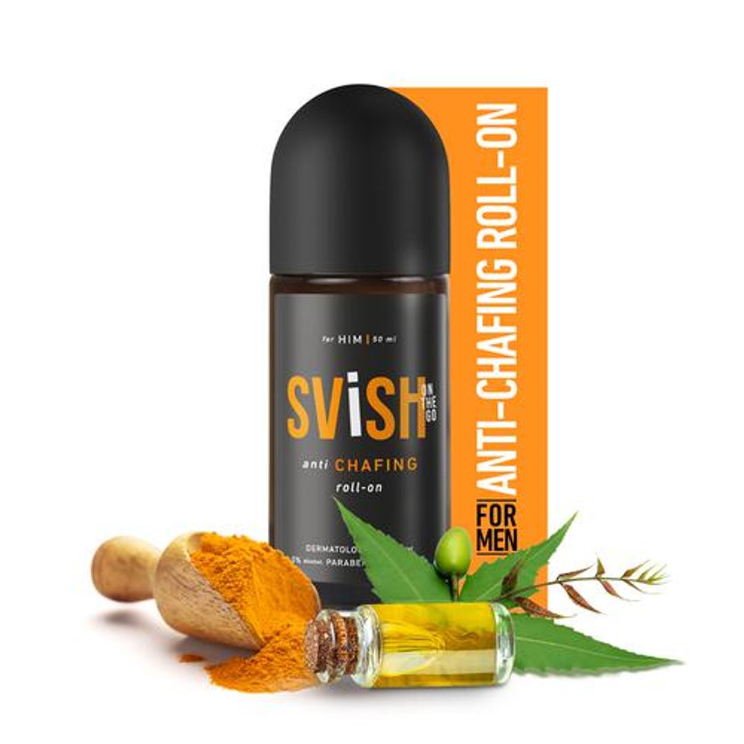 Ballz Roll-On Deodorant - With Cedarwood Oil, Neem & Turmeric, No Paraben, For Men