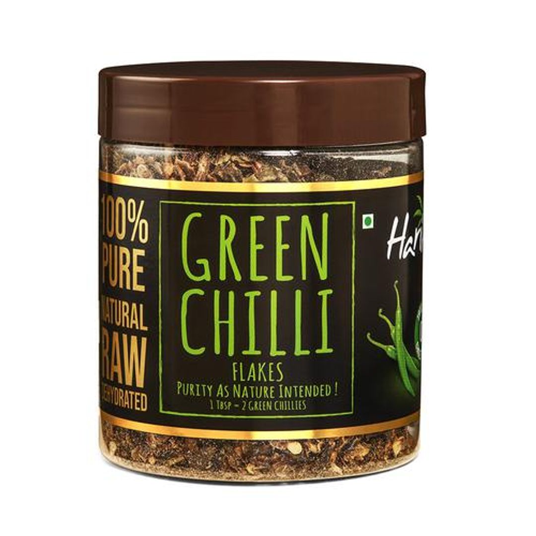 Green Chilli Flakes - 100% Pure, Boosts Immunity, For Healthy Cooking