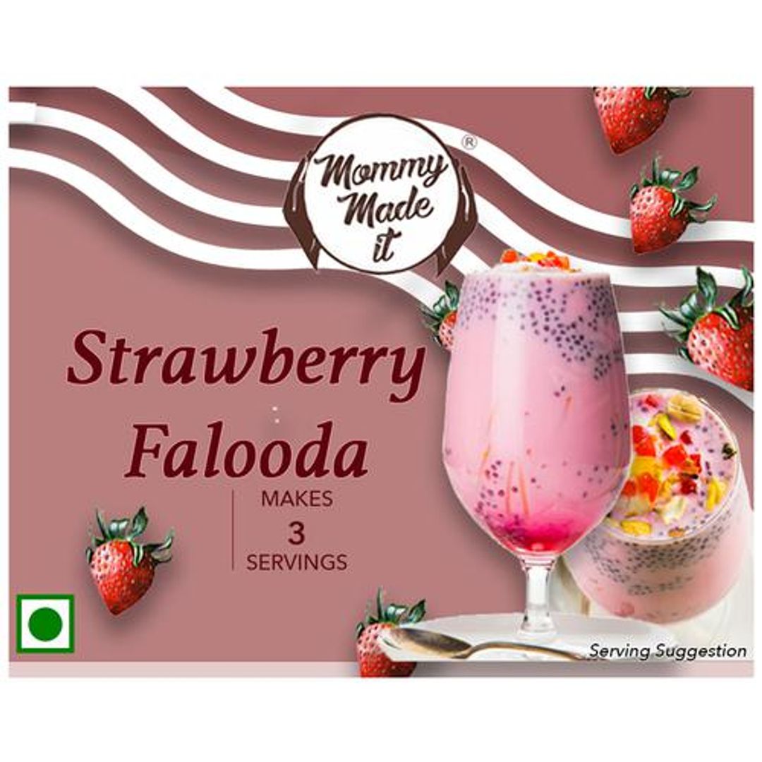Strawberry Falooda Mix - Rich In Flavour Dessert