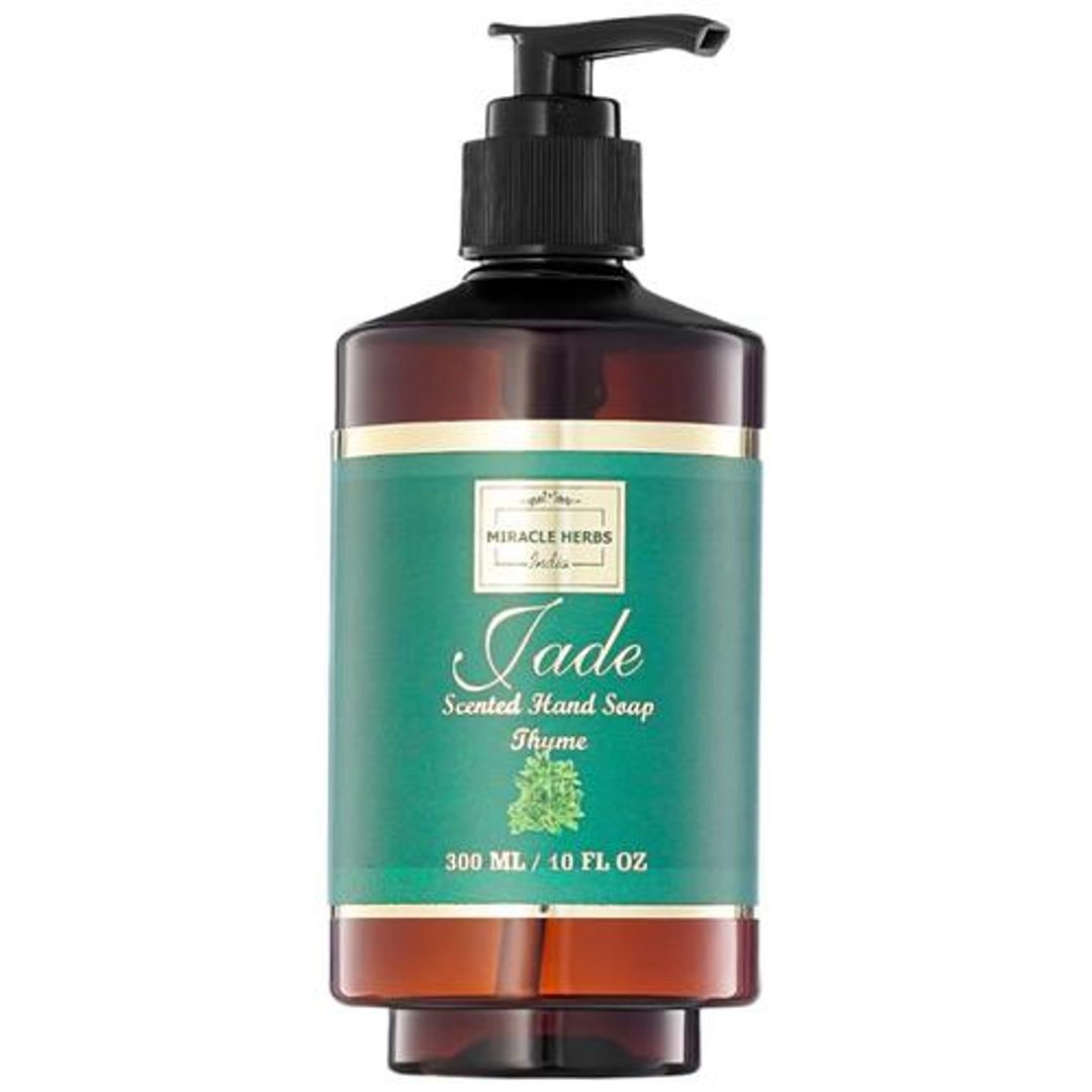 Jade Scented Hand Soap - Thyme, Mild Fragrance, Removes Dirt & Germs