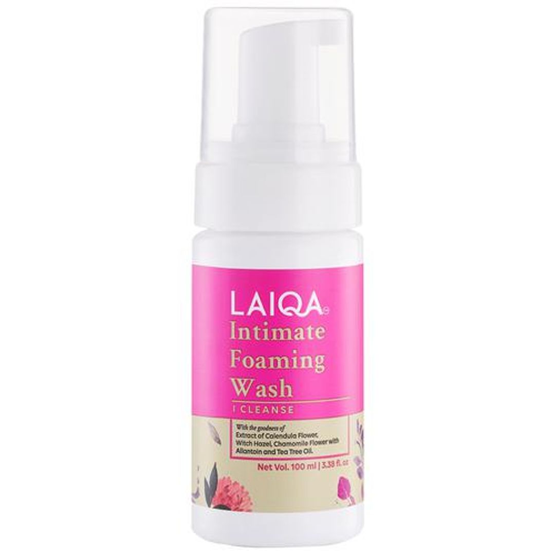 Cleanse Natural Feminine Foaming Wash - Gentle Foaming Intimate Wash, pH-Balanced, Sensitive Skin, Unscented, Daily Cleansing Wash, Natural Ingredients