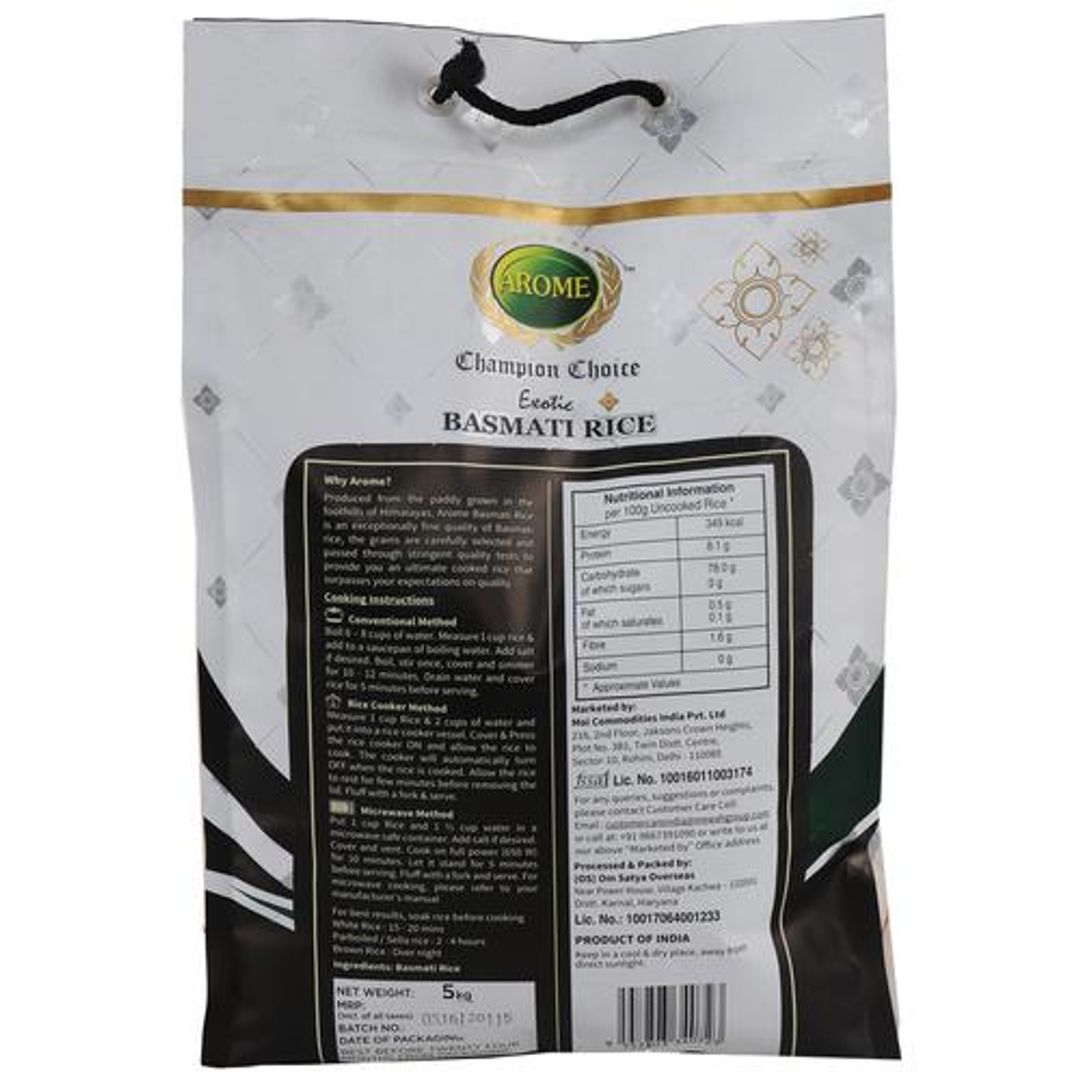 Champion Choice Exotic Basmati Rice - For Biryani, Pulao & Other Dishes