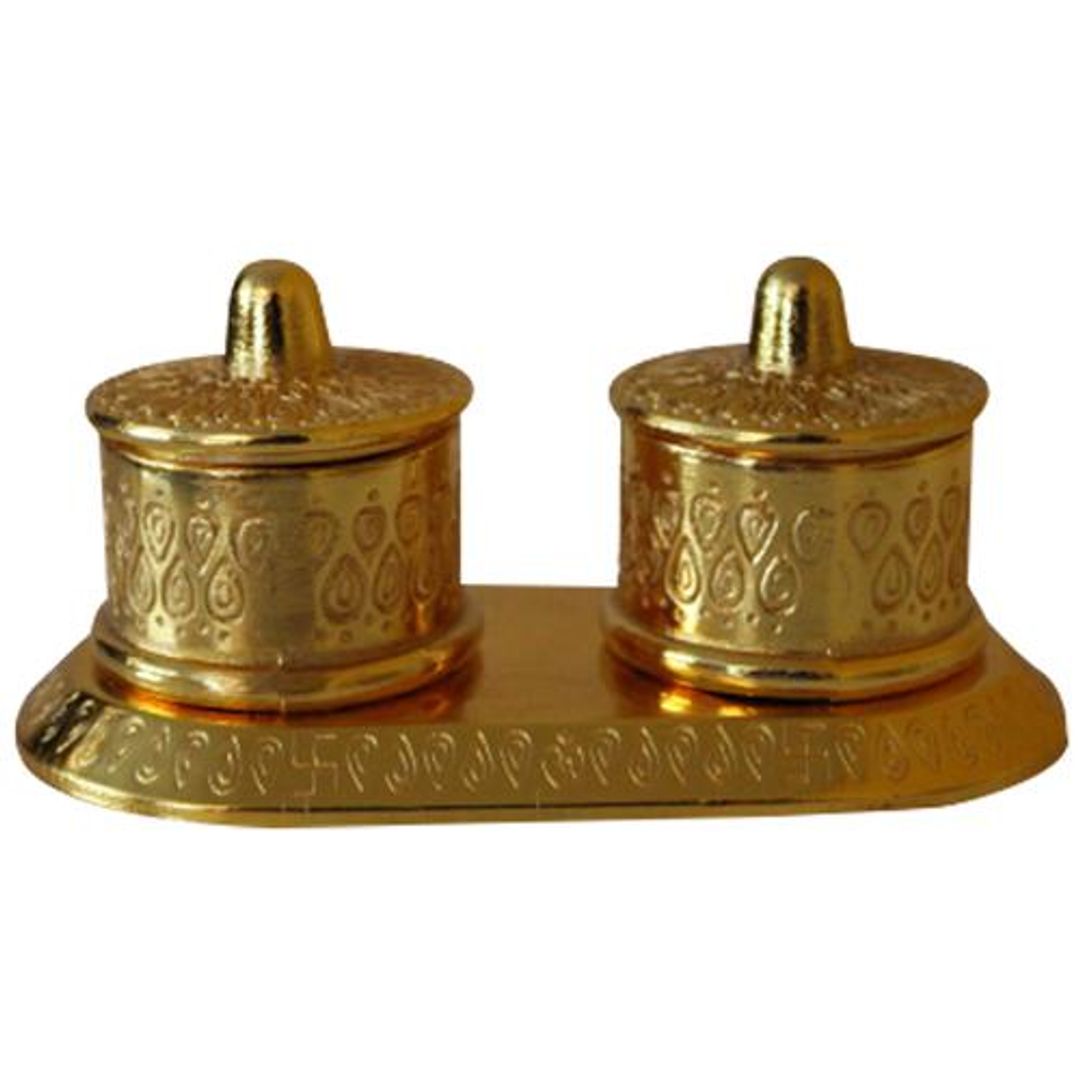 Brass Sindoor/Kumkum Box - Elegant, Premium, Handcrafted