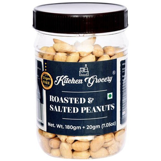 Roasted & Salted Peanuts - Tangy Flavour, High Protein & Fibre