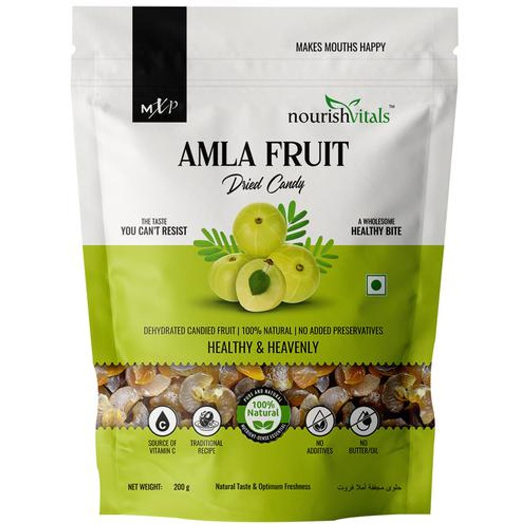 Amla Fruit Dried Candy - Source of Vitamin C, Traditional Recipe, No Added Preservatives