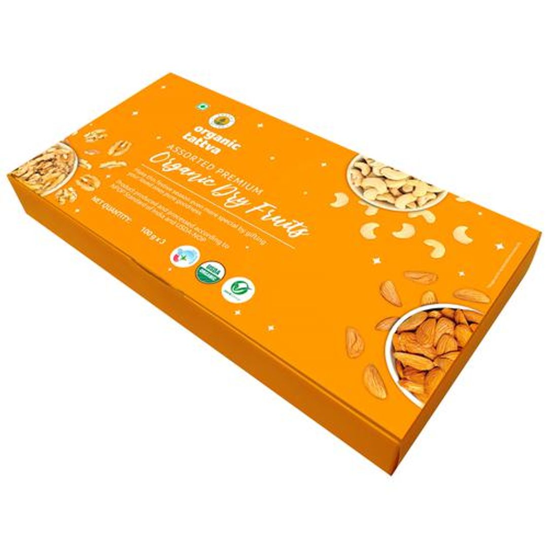 Organic Dry Fruits - Assorted Premium, Gift Pack