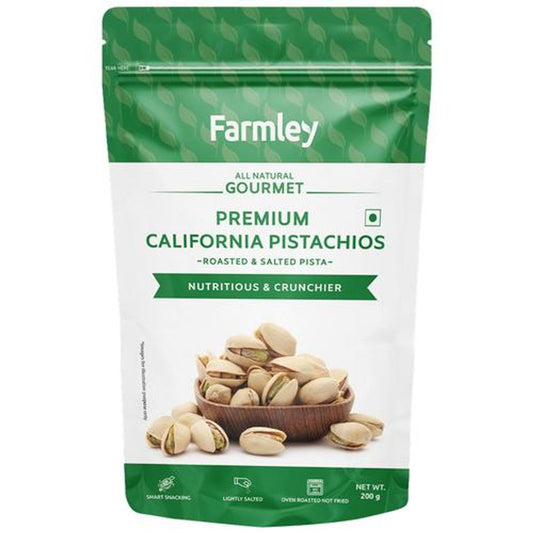 Premium California Roasted & Salted Pistachios - Smart Snacking