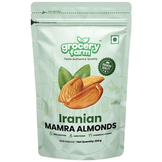 Iranian Mamra Almonds - Premium & Hand Picked, 100% Natural