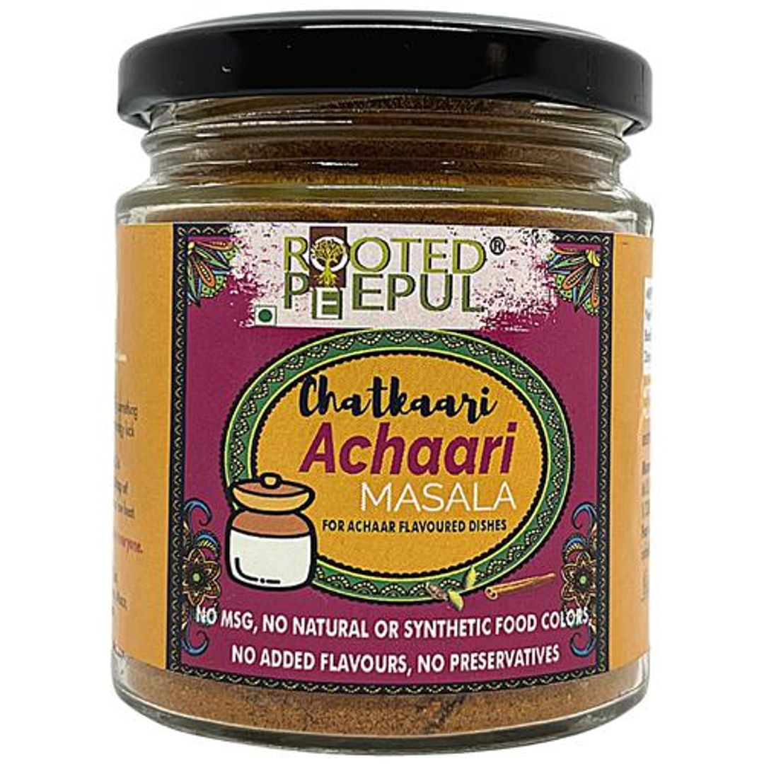 Chatkaari Achaari Masala - No Colours & Preservatives, More Spice, Less Chilli