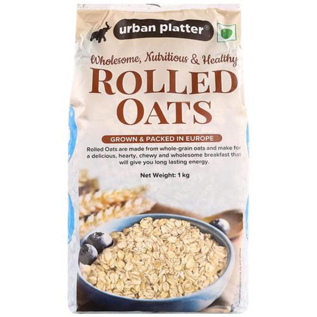 Rolled Oats - Whole-Grain, High In Fibre & Protein, Healthy Breakfast Cereal